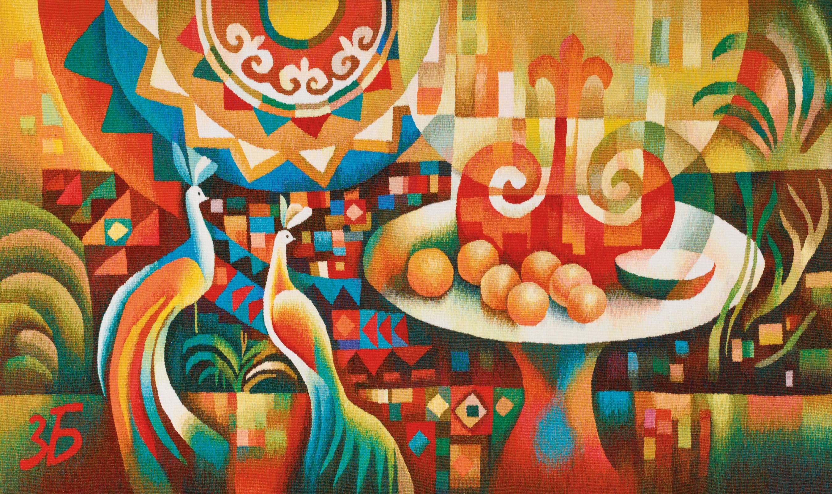 Still life with birds