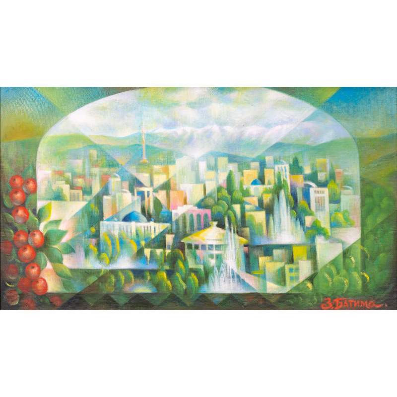Tapestry Sketch “Almaty”